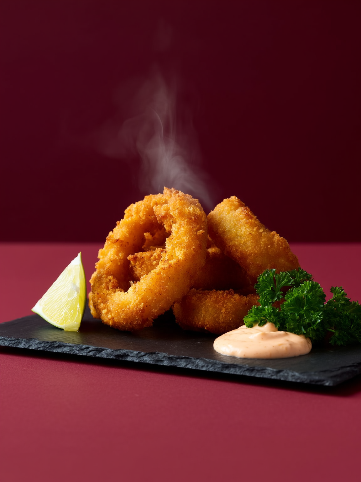 Aros de calamar premium rebozados en panko